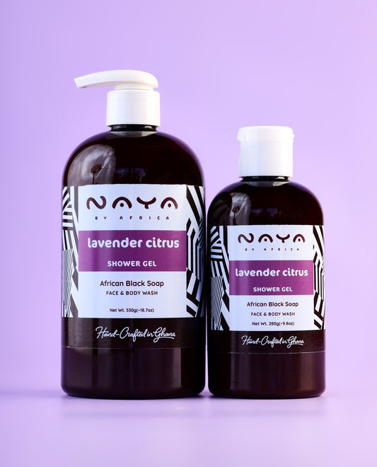 Lavender Citrus African Black Soap Shower Gel