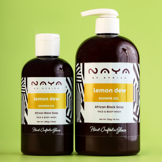 Lemon Dew African Black Soap Shower Gel