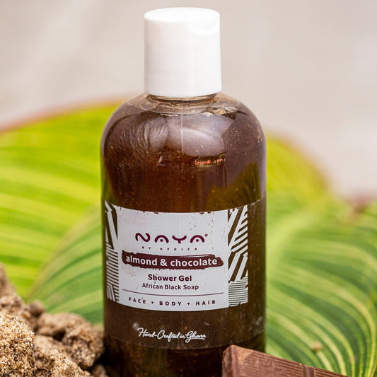 Almond & Chocolate African Black Soap Shower Gel