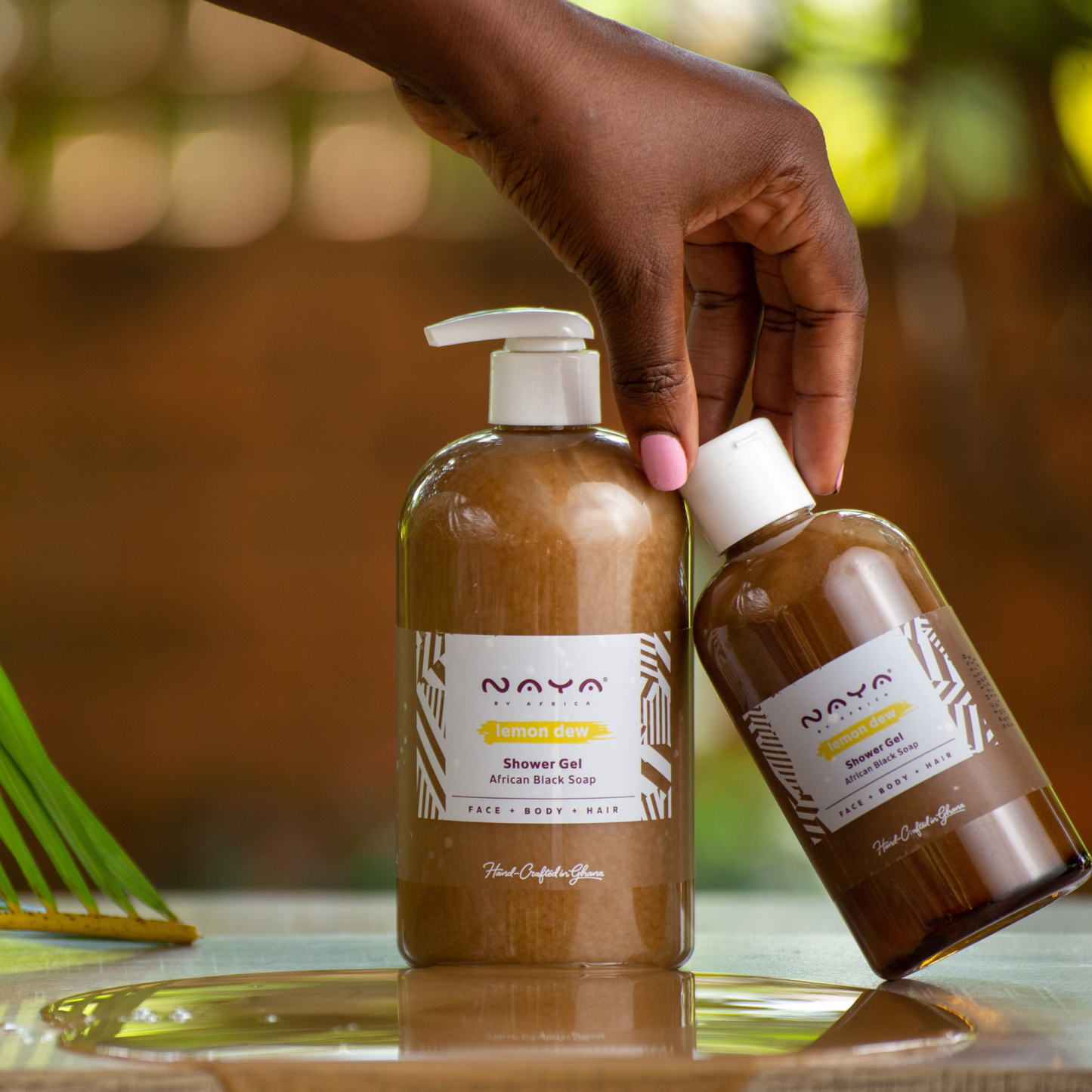 Lemon Dew African Black Soap Shower Gel