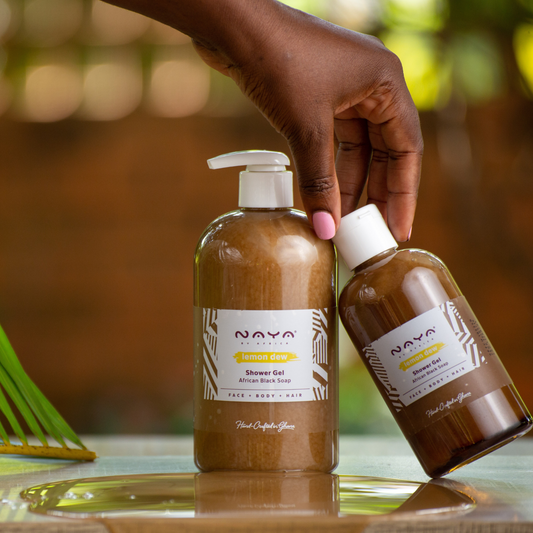 Lemon Dew African Black Soap Shower Gel