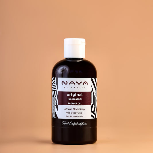 Original (Unscented) African Black Soap Shower Gel