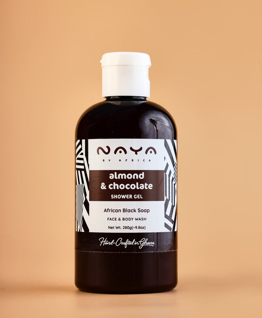 Almond & Chocolate African Black Soap Shower Gel